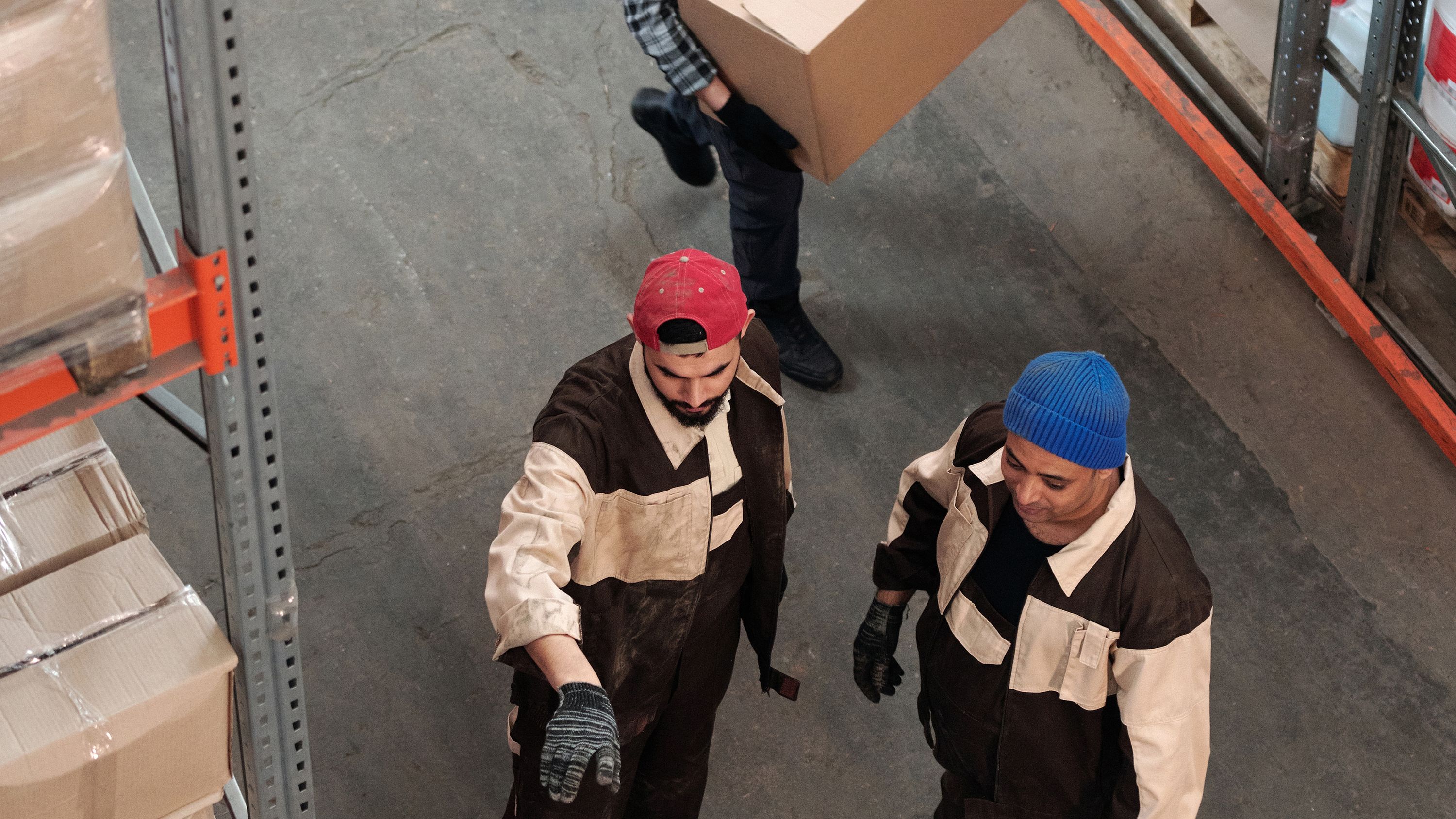Een team flexwerkers tijdens een drukke dienst
