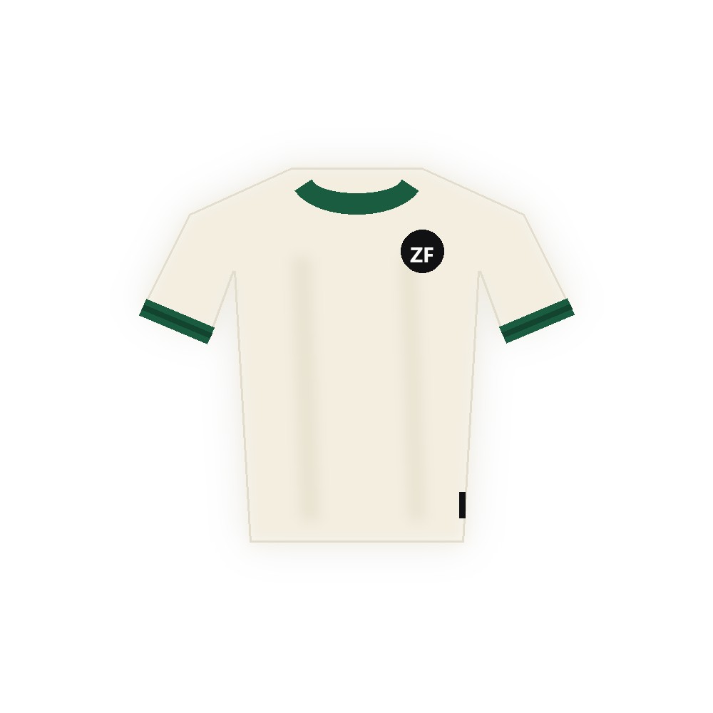 Slim fit contrast-T-shirt heren